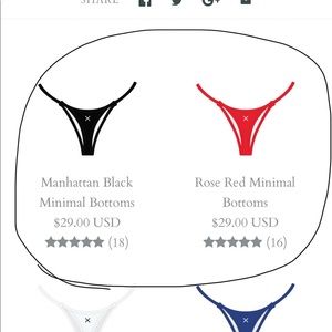 COPY - 2 Boutine LA bikini bottoms, $25 each!